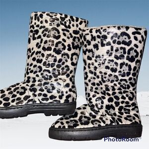 𝅺LEOPARD boots​​